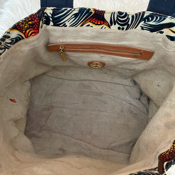 Tory Burch large fish print Ella tote bag - Picture 7 of 13